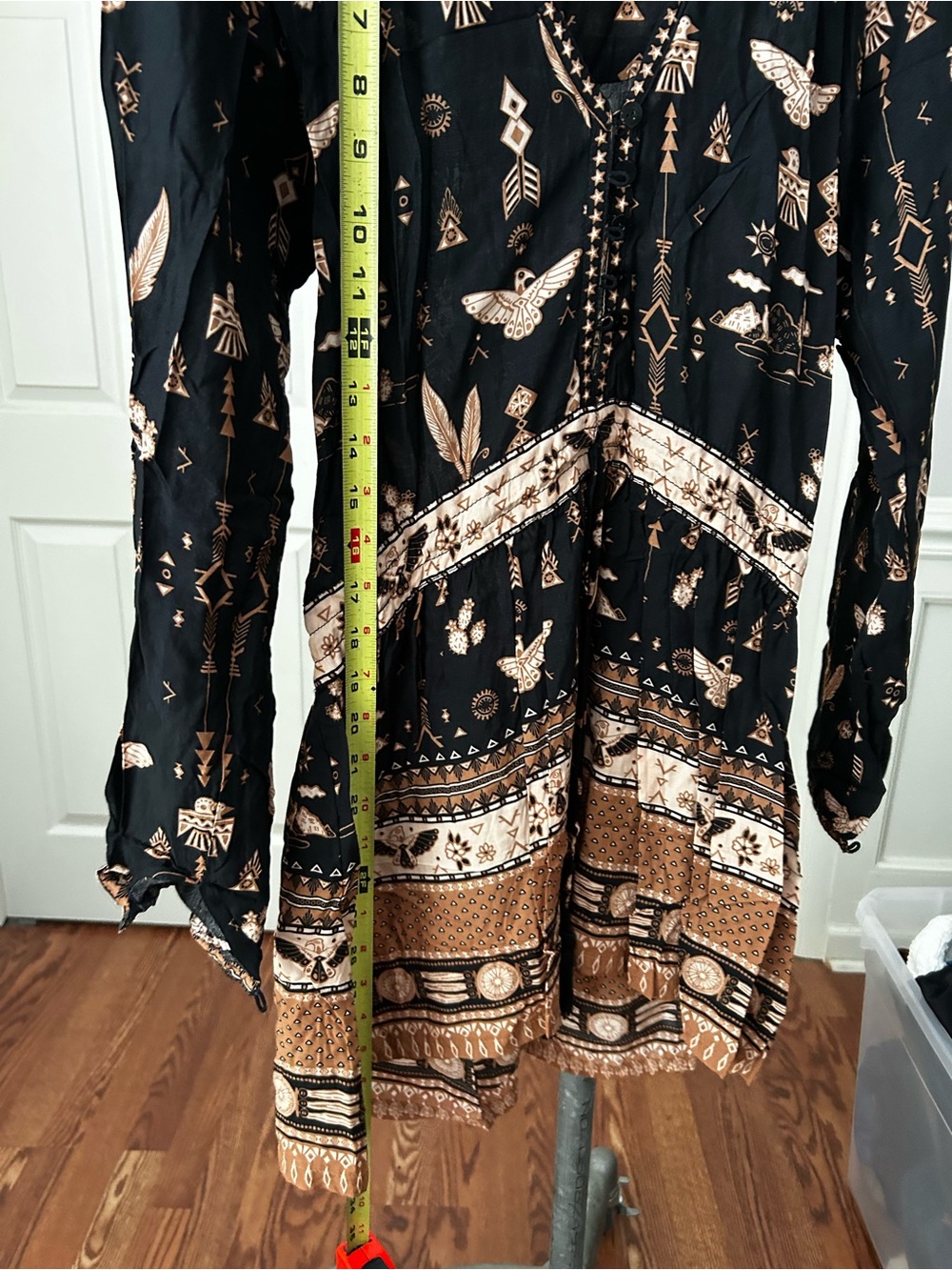 Spell black & tan Phoenix dress xs - Picture 5 of 7